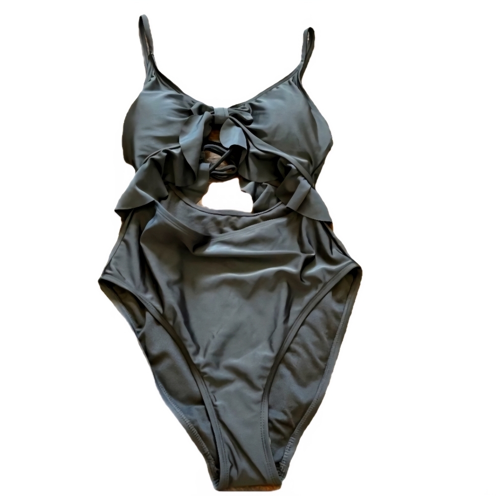 Hurley One Piece Ruffled Swim